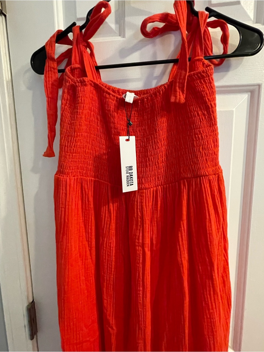 BB Dakota x Steve Madden Smocked Tie-Strap Dress - Picture 3 of 3